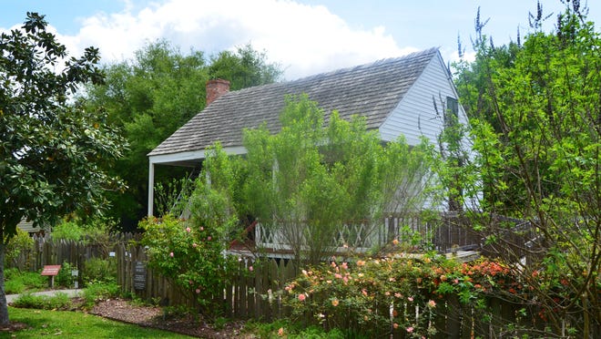 The Healer’s Garden — which is maintained by the Lafayette Parish Master Gardeners, is located around Vermilionville’s Maison Acadienne — an original 1850 Acadian cottage that served as a school house on the Mouton Plantation. Today, it’s being used to educate the public on plants native to Louisiana or plants that were imported before 1900 and that are used for healing purposes.