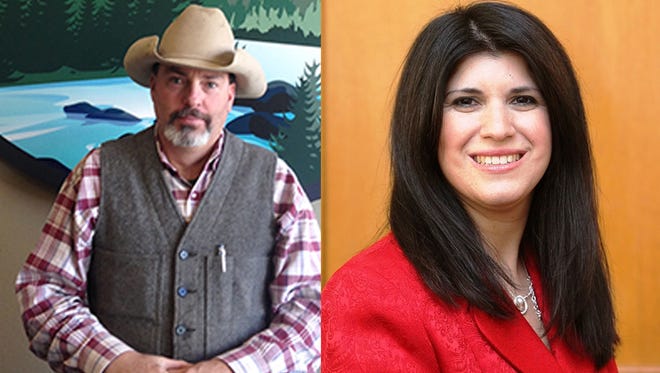 Left: Shawn Bolton of Rio Blanco County. Right: Rose Pugliese of Mesa County