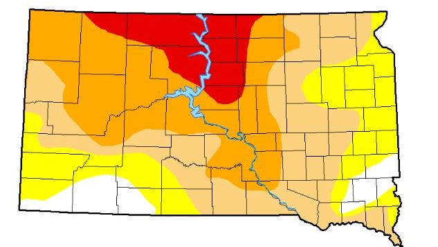 Drought monitor for July 13
