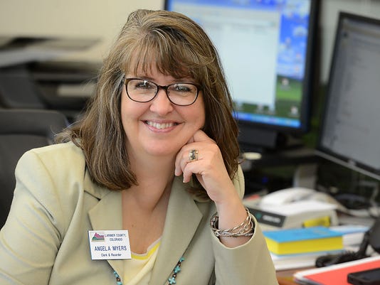 Myers runs in election she oversees