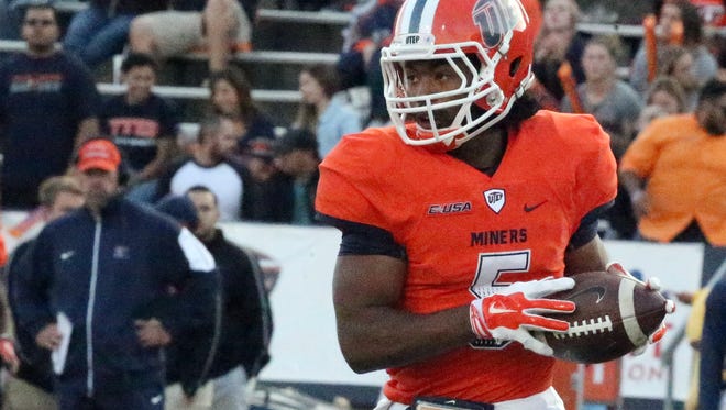 UTEP wide receiver Warren Redix is one of the returning receivers for the Miners.