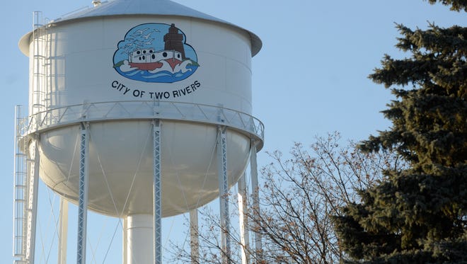 Two Rivers water tower.