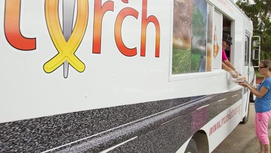 The Torch food truck will be serving customers Saturday.