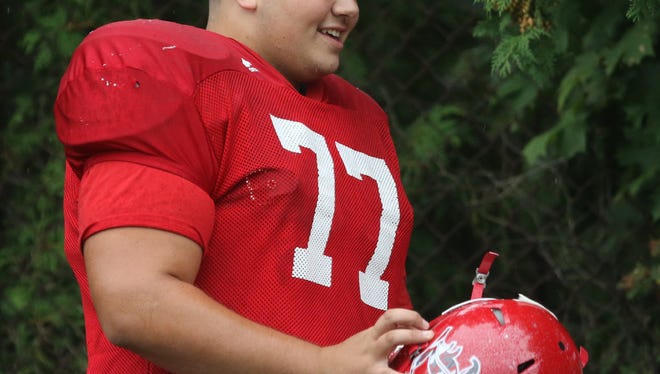 Lakeland rising senior football standout Jake Harkey is one of the top lineman recruits in New Jersey. The 6-foot-6, 340 pound Harkey is entering only his fourth season playing organized football.