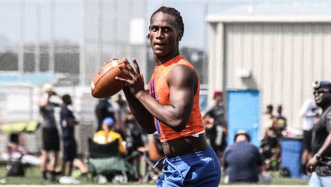 Quarterback Joe Milton, a four-star prospect out of Orlando. He's 6-5, 220 pounds, and is known for his big arm, but also his potential athleticism.
