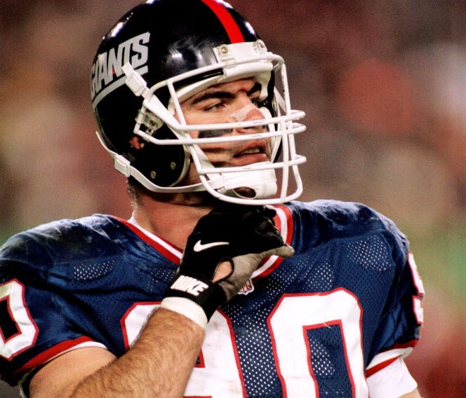 Corey Widmer played eight seasons in the NFL, all with the Giants.