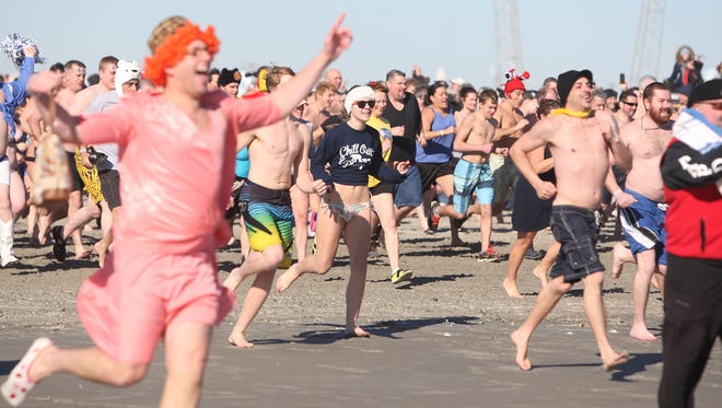 The Polar Bear Plunge will be held Saturday at 1 p.m. behind the Wildwoods Convention Center.