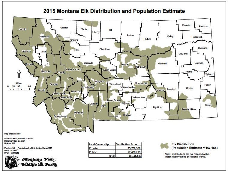 Growing elk population prompts - 635811350159911158 Elk Distribution Map.JPG