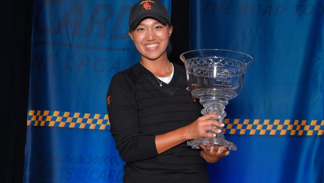 Annie Park, 20, the former USC standout who won the Danielle Downey Classic in July at Brook-League Country Club, was named the Symetra Tour's Player and Rookie of the Year.