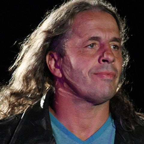 Bret Hart was tackled in the middle of his WWE...