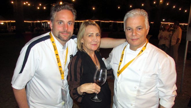 From left, Nico Romo from Fish in Charleston, Colleen DePete and Jose Gutierrez were at Memphis Food & Wine Festival.