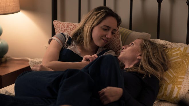 Emily (Zoe Kazan, left) has an open relationship with her mother (Holly Hunter) in "The Big Sick."