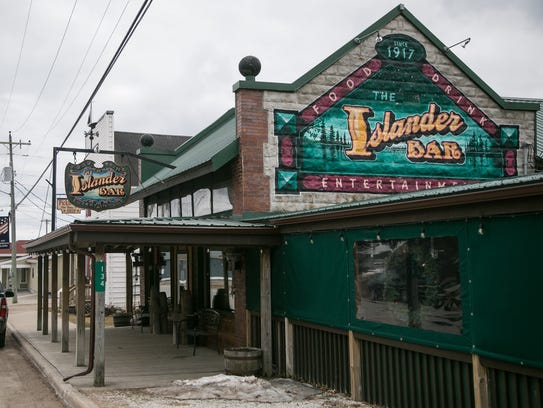 The Islander Bar and Grill in Hessel, in Michigan's
