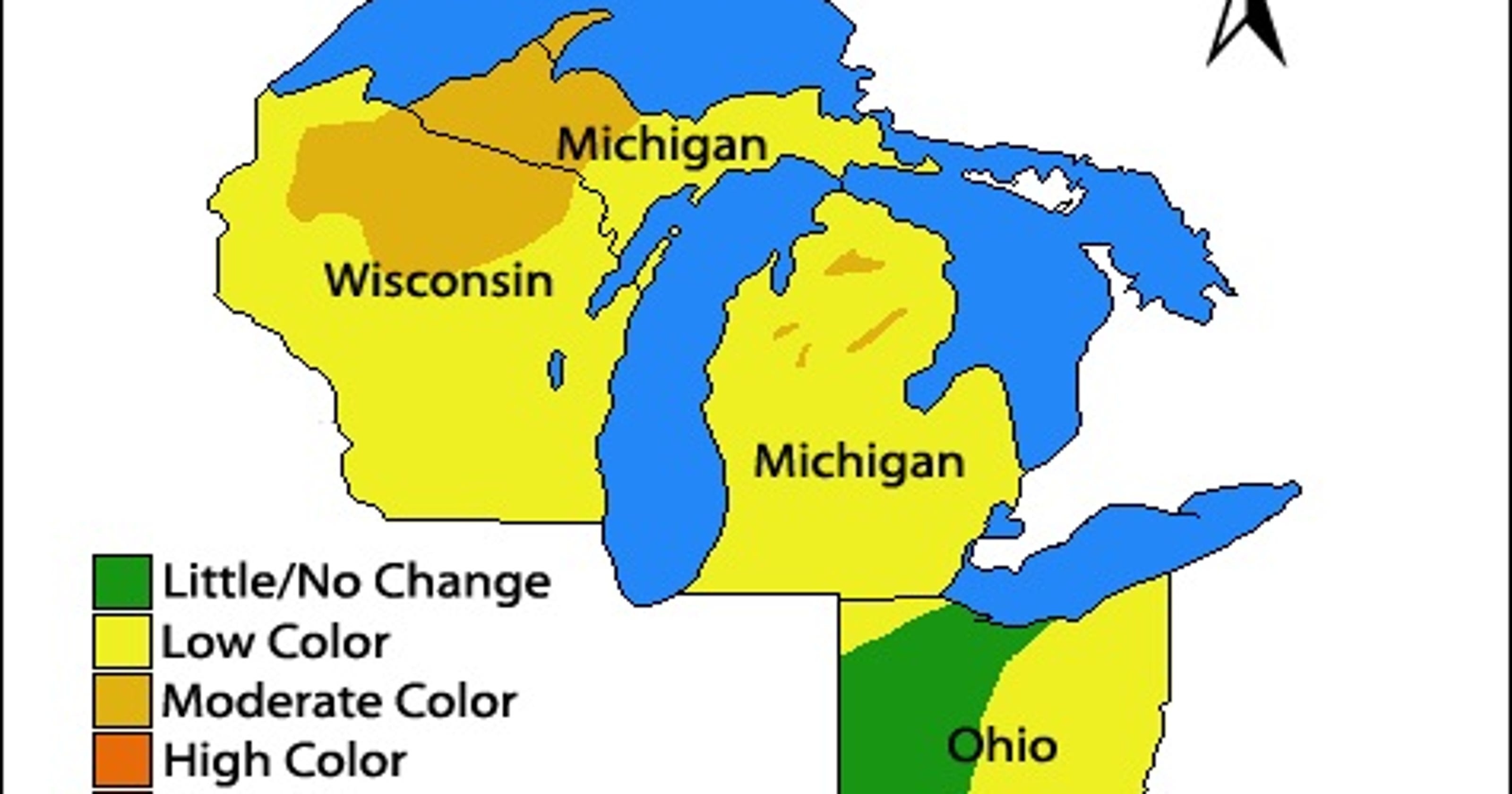 Michigan fall color already a big show