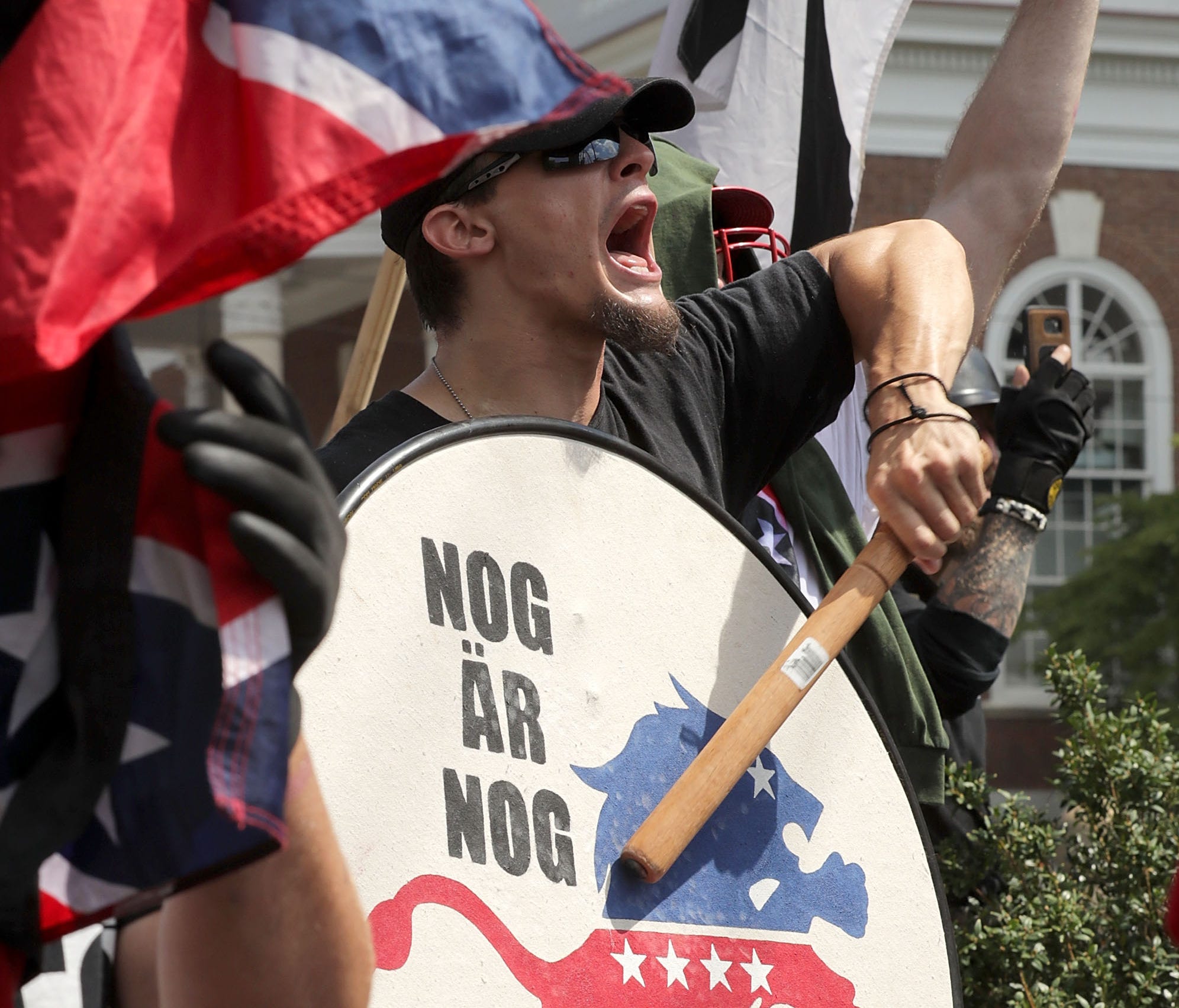 White nationalists, neo-Nazis and members of the 