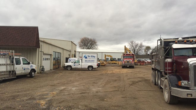 Construction has already started at Tri City Glass and Door's showroom and production facility on East Mason Street.
