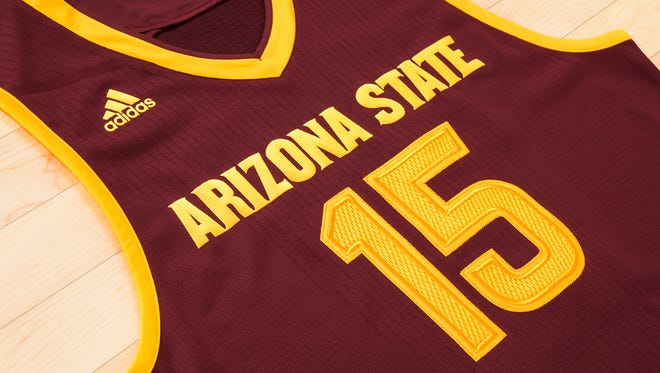 New ASU basketball uniforms.