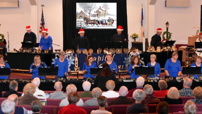 The Capital Ringers will perform holiday music Saturday, Nov. 25, at the Bethel United Methodist Church in Lewes.