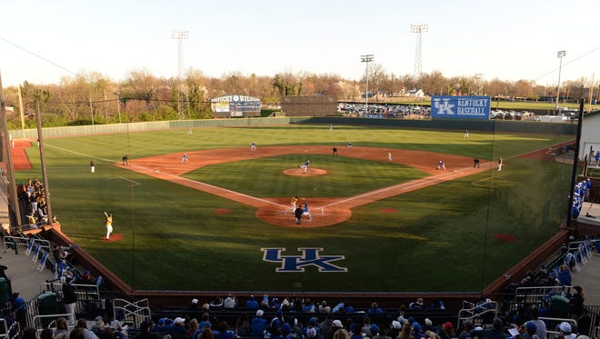 The UK baseball game against Northern Kentucky University at Cliff Hagan Stadium in Lexington, Ky., on Tuesday, March 29th, 2016.
