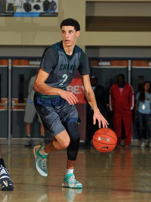 Chino Hills senior Lonzo Ball led his Huskies to the MaxPreps Holiday Classic Open Division title and MVP honors after a 96-80 defeat of Redondo Union.