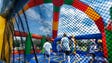 Bounce house during the Kids Sports Spectacular & IACKids