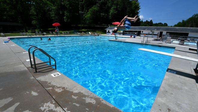 The Carter Community Pool, shown here on June 12. A group of black teens who visited the pool Monday have alleged they were discriminated against by staff there.