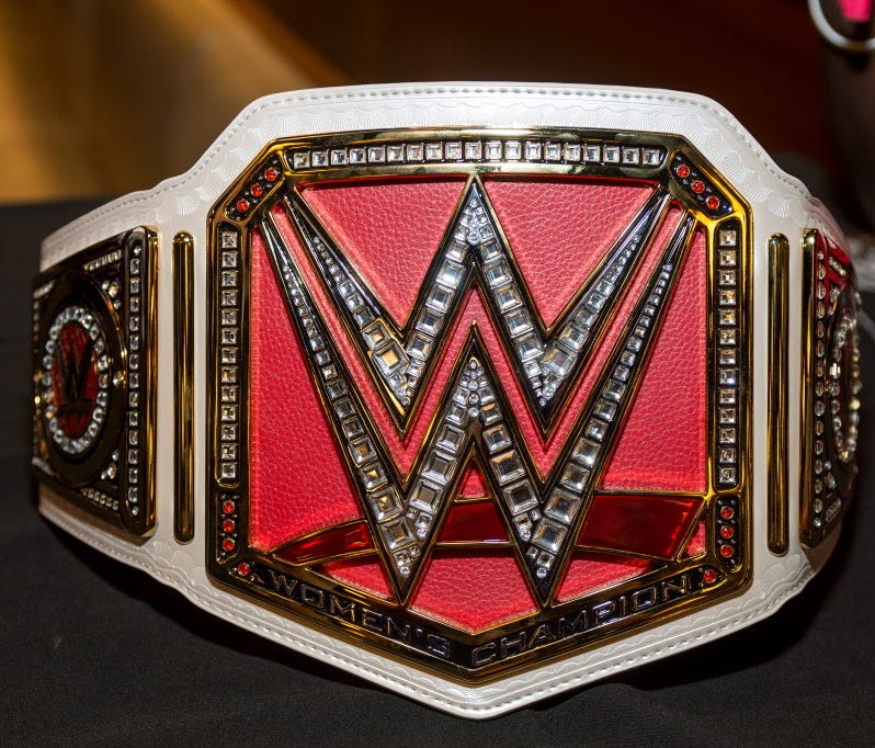 WWE championship belt.
