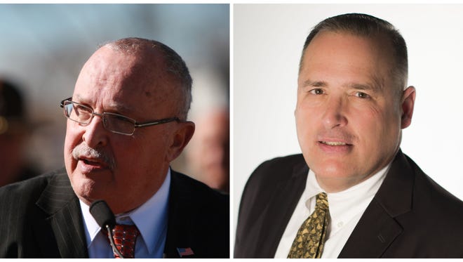 Democratic incumbent Dennis Buckley (left) defeated Republican challenger Ed McDonald in the race for Beech Grove mayor. Buckley garnered 60 percent of the vote.