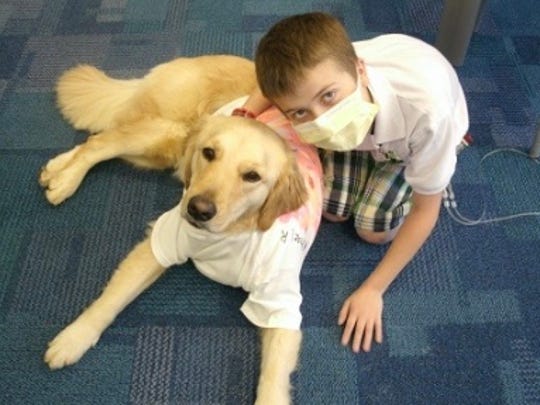 Michael Rhone formed a special bond with facility dog
