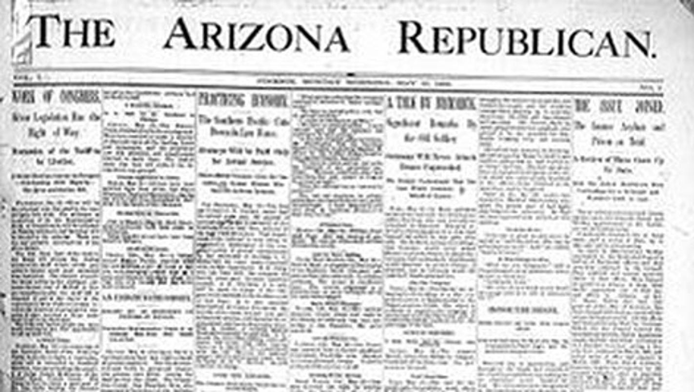 Timeline The history of The Arizona Republic