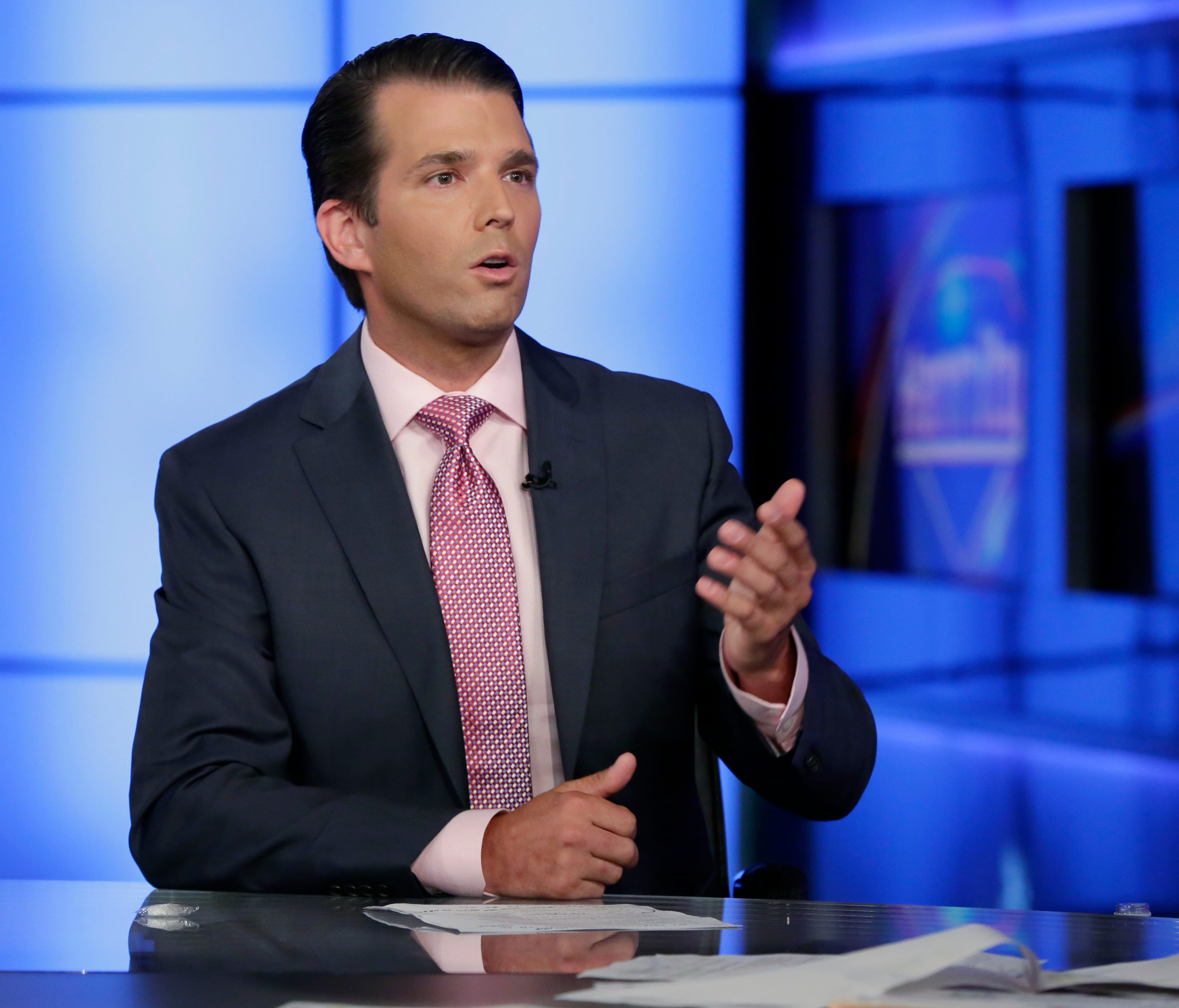 Donald Trump Jr. is interviewed by Sean Hannity on July 11, 2017.