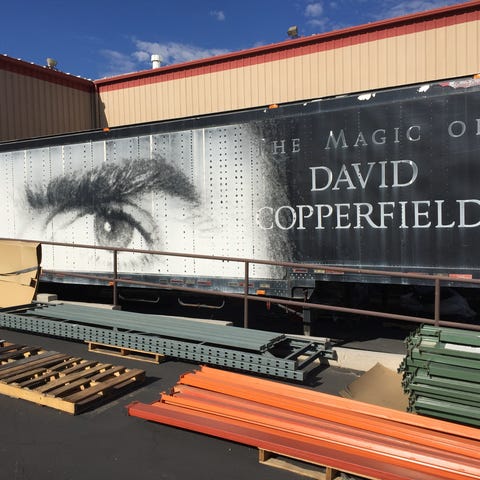 Older billboard for magician David Copperfield in 