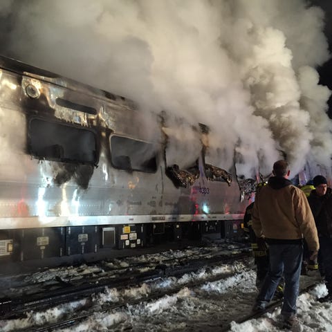 The scene of the Feb. 3, 2015, Valhalla train cras
