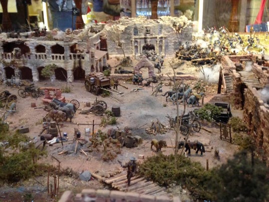 'Museum scale' Alamo diorama may be 'too big for Texas'