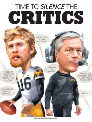Iowa certainly has its share of critics out there, including ESPN's Paul Finebaum and Fox Sports' Colin Cowherd.