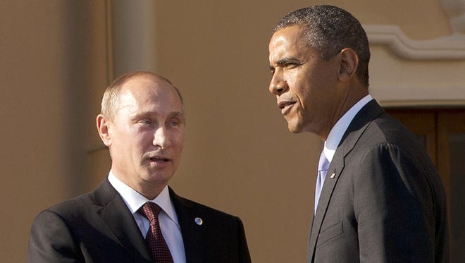 President Obama and Vladimir Putin