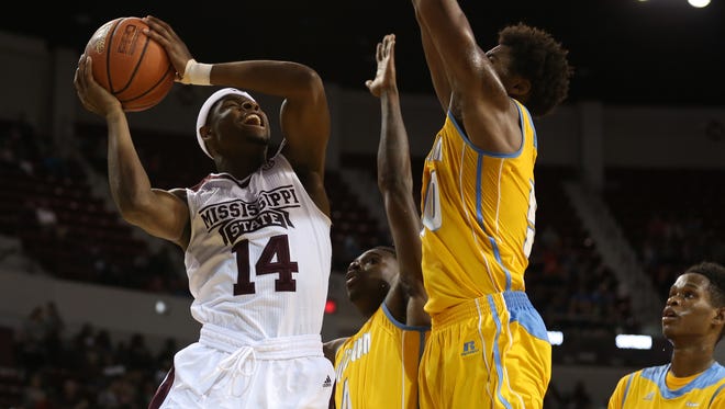 Mississippi State freshman struggled in his first game with the team on Monday.