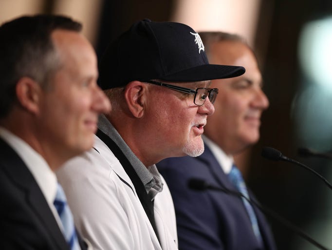 Chris Ilitch, Ron Gardenhire and Al Avila take questions