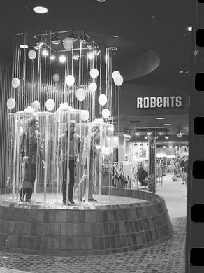 Roberts at the Lansing Mall, July 24, 1979.