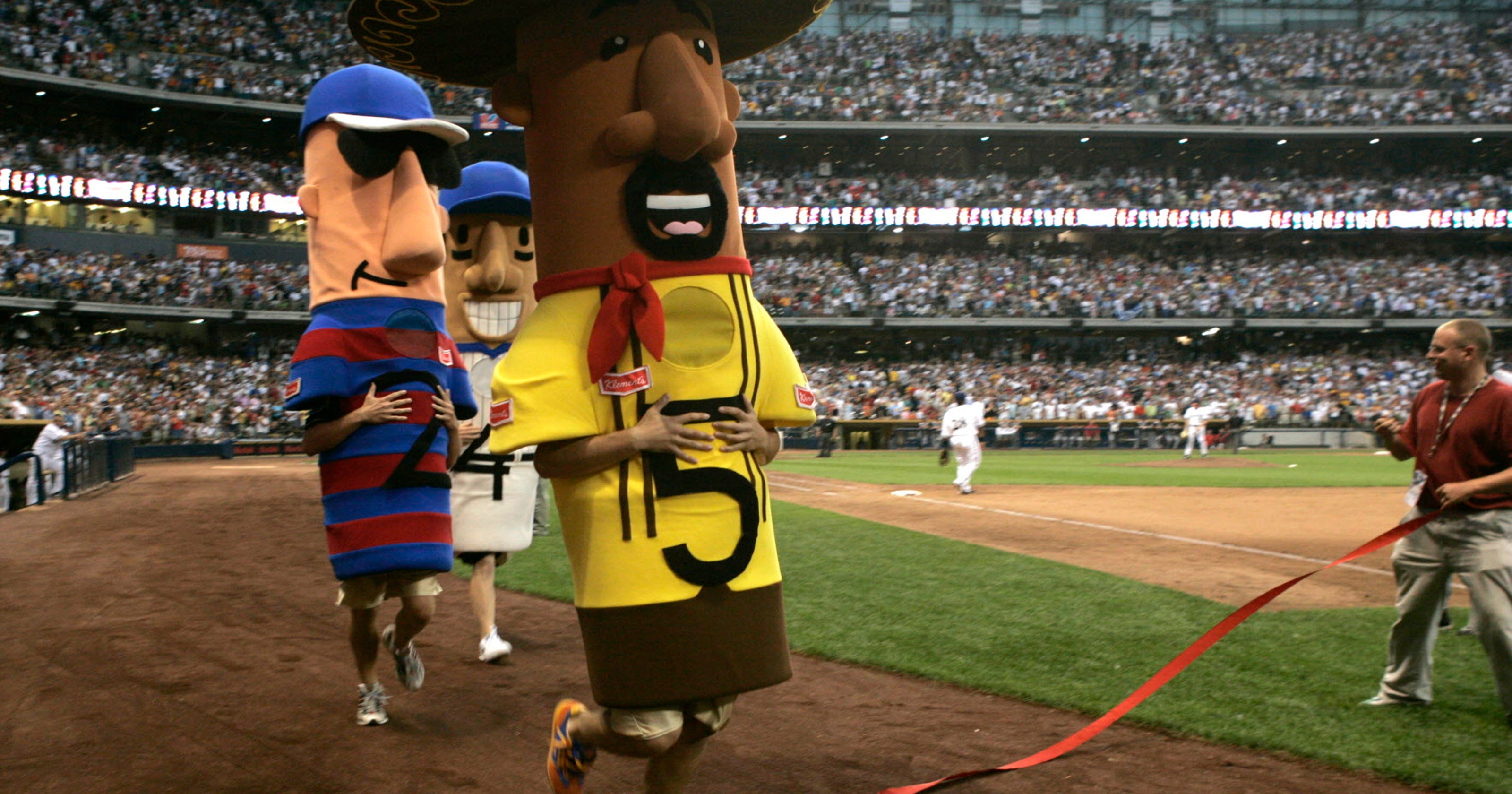 Milwaukee Brewers' Famous Racing Sausages history highlights