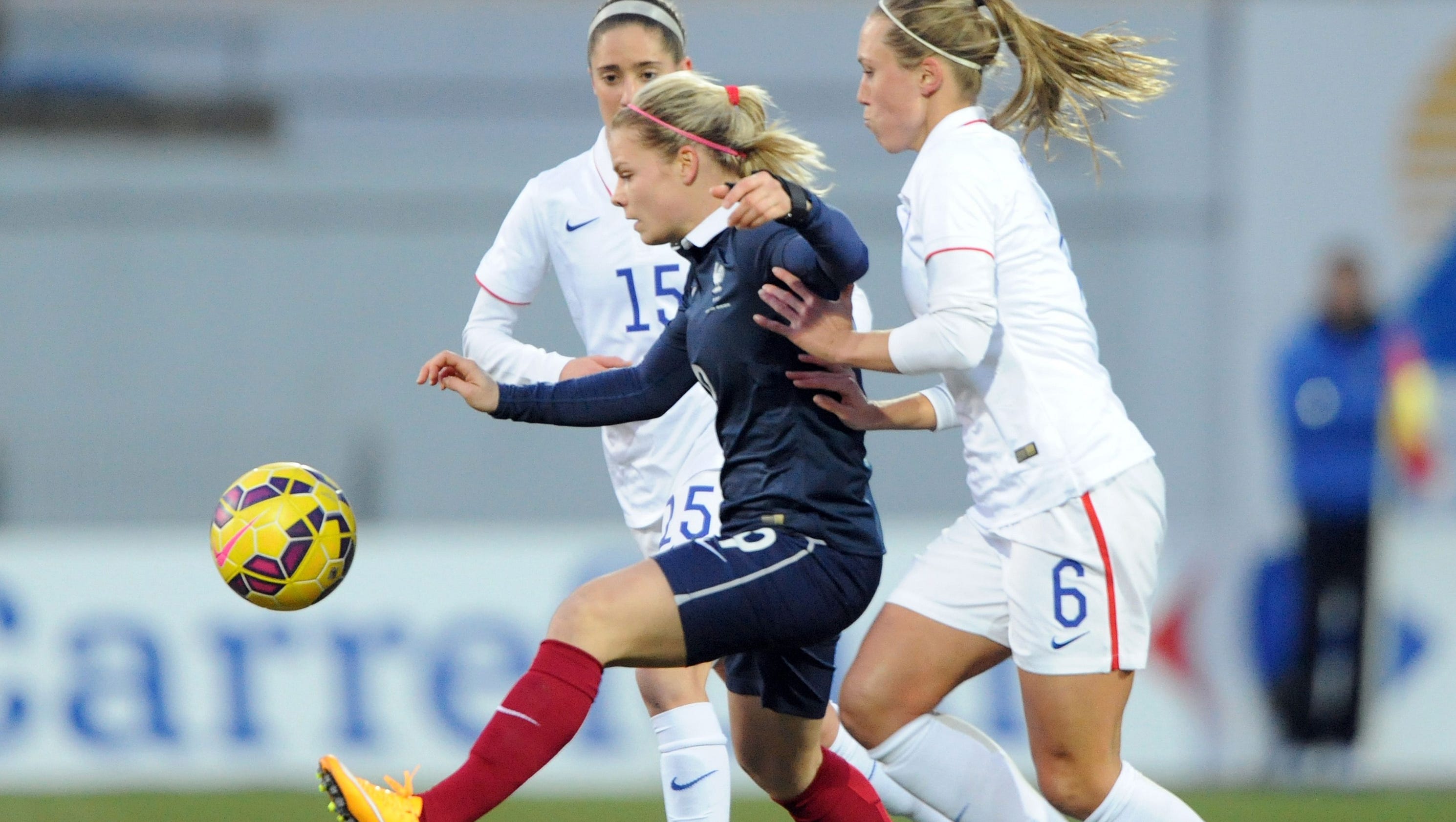 France defeats shorthanded US women's soccer team 20