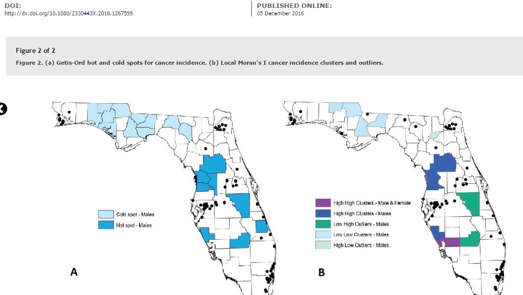 Cancer Incidence Slightly Higher Near Florida Superfund Sites