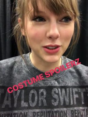 Taylor Swift has been teasing details of her upcoming Reputation Tour concerts on social media.