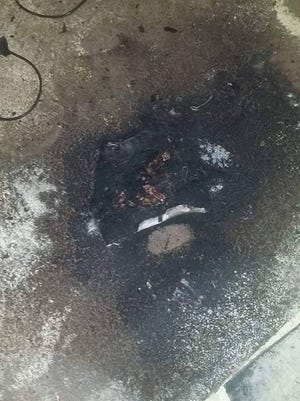 The hoverboard fire damaged the carpet of a residence in Lacey.