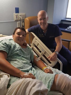 A 15-year-old Texas teenager was bitten by a shark on Cocoa Beach his first day in Florida over Memorial Day weekend, his family says.