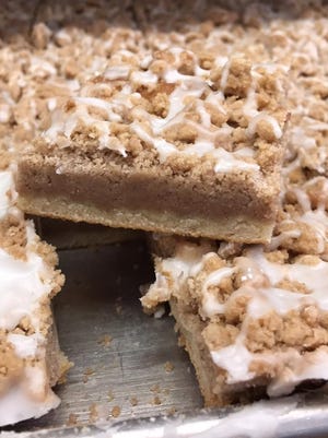 Crumb cake is a favorite at Mueller's Bakery.