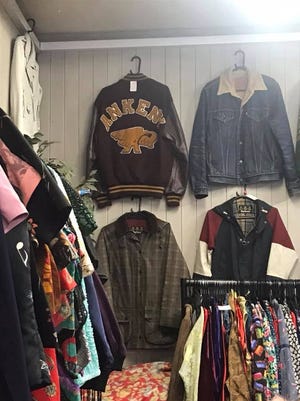 Aubrey Schmitt, who is currently in London with Des Moines Area Community College's study abroad program, recently discovered an Ankeny High School letterman jacket inside Modern Age Vintage Clothing, located at Chalk Farm Road in London.