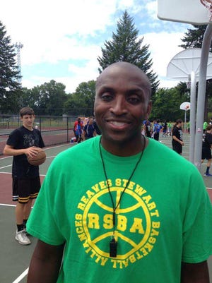 Demond Stewart is the first-year boys varsity basketball coach at University Prep.
