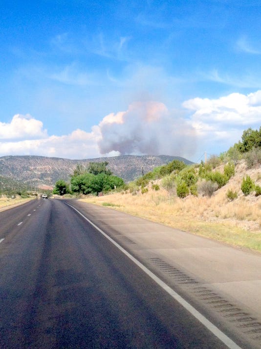 Some structures evacuated as fire intensifies on Mescalero resveration