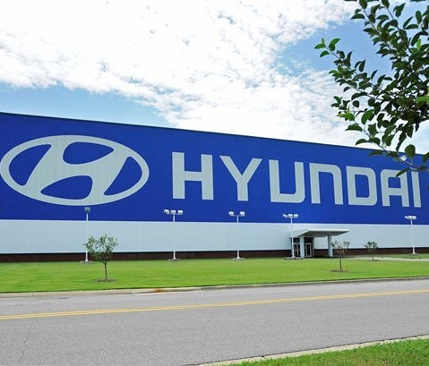 Hyundai's plant in Montgomery, Ala.